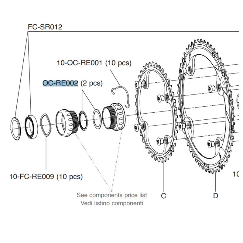 Campagnolo Outboard Cup Seals (2pcs)