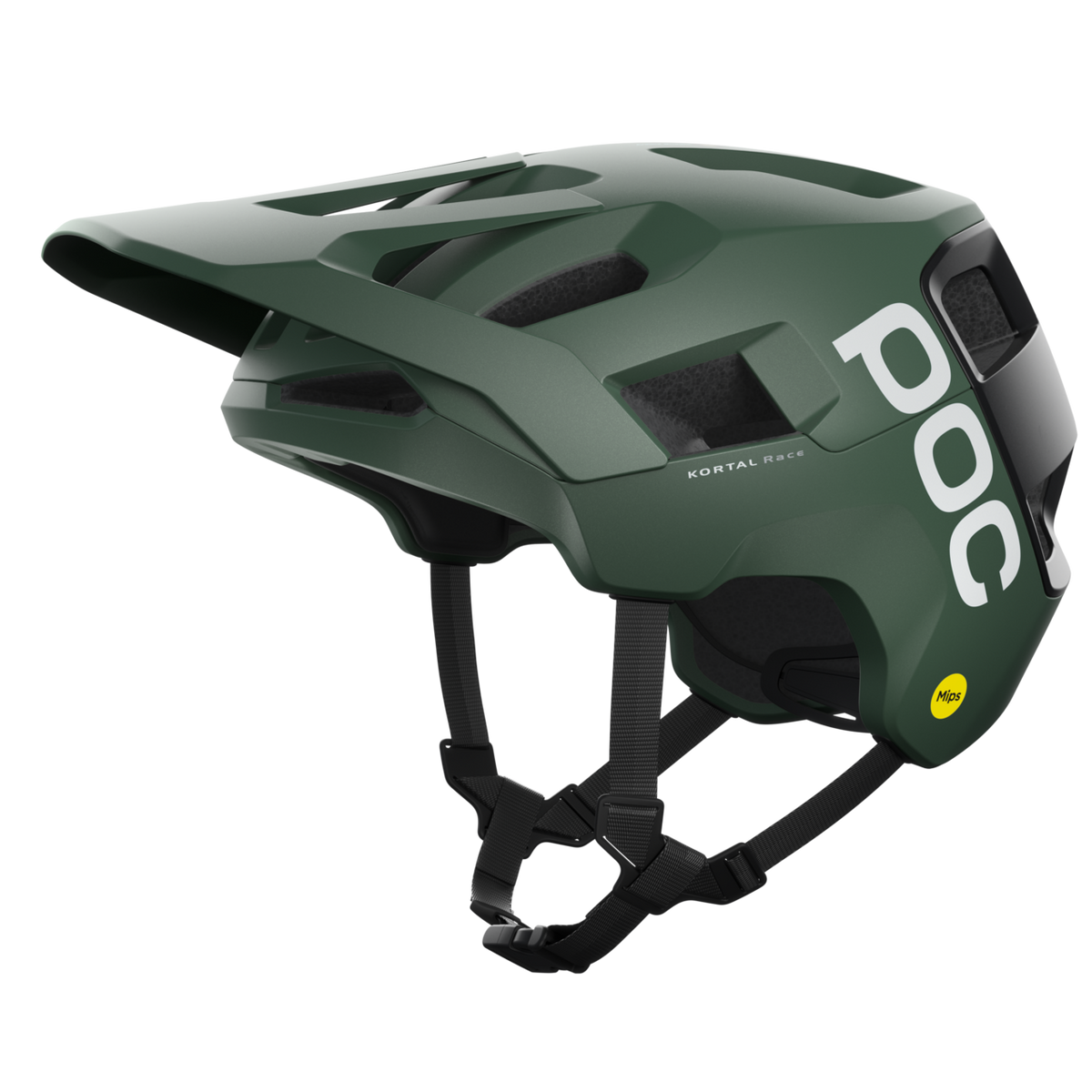 POC Kortal Race MIPS MTB Helmet Epidote Green/Uranium Black Metallic/Matt / L