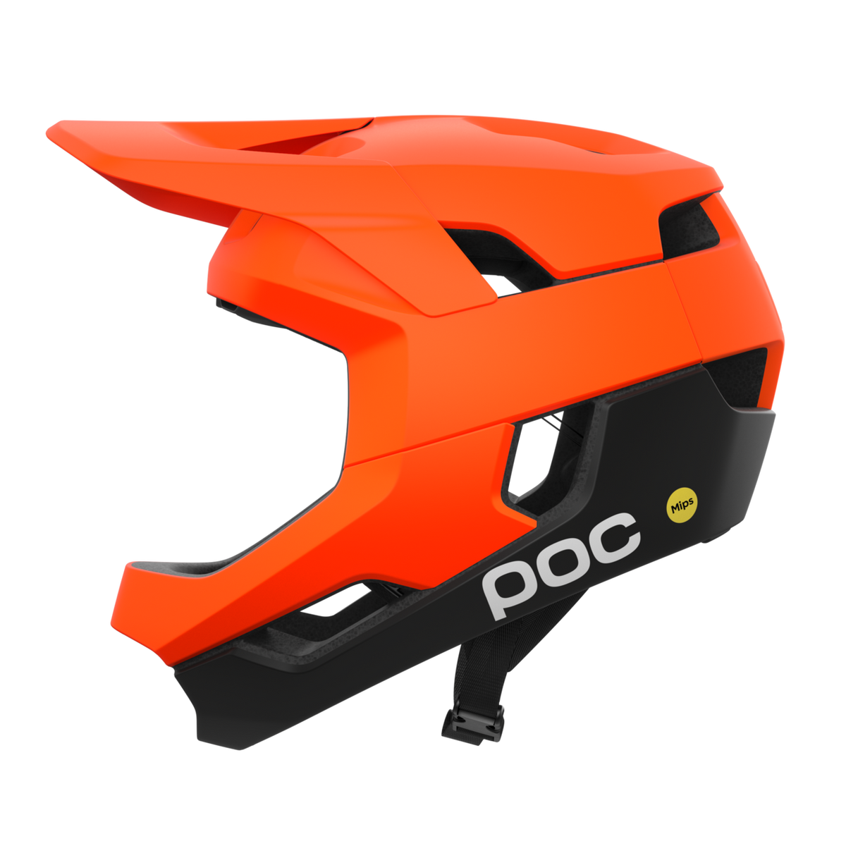 POC Otocon Race MIPS MTB Helmet Fluorescent Orange AVIP/Uranium Black Matt / L