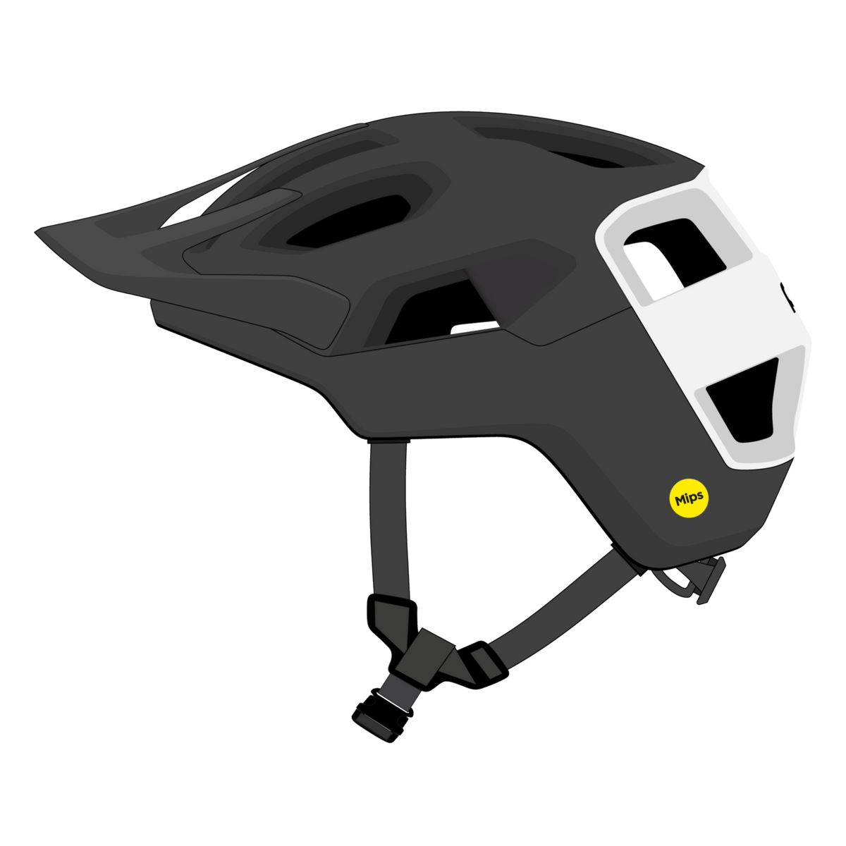 POC Cularis MTB helmet Uranium Black Matt/Hydrogen White / L