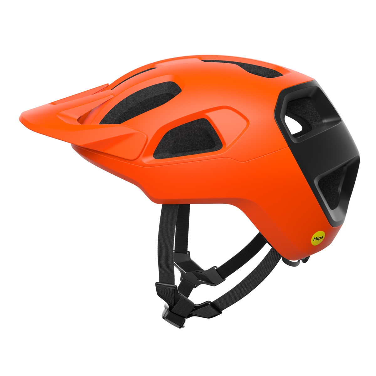 POC Cularis MTB helmet Fluorescent Orange Matt/Uranium Black Matt / L