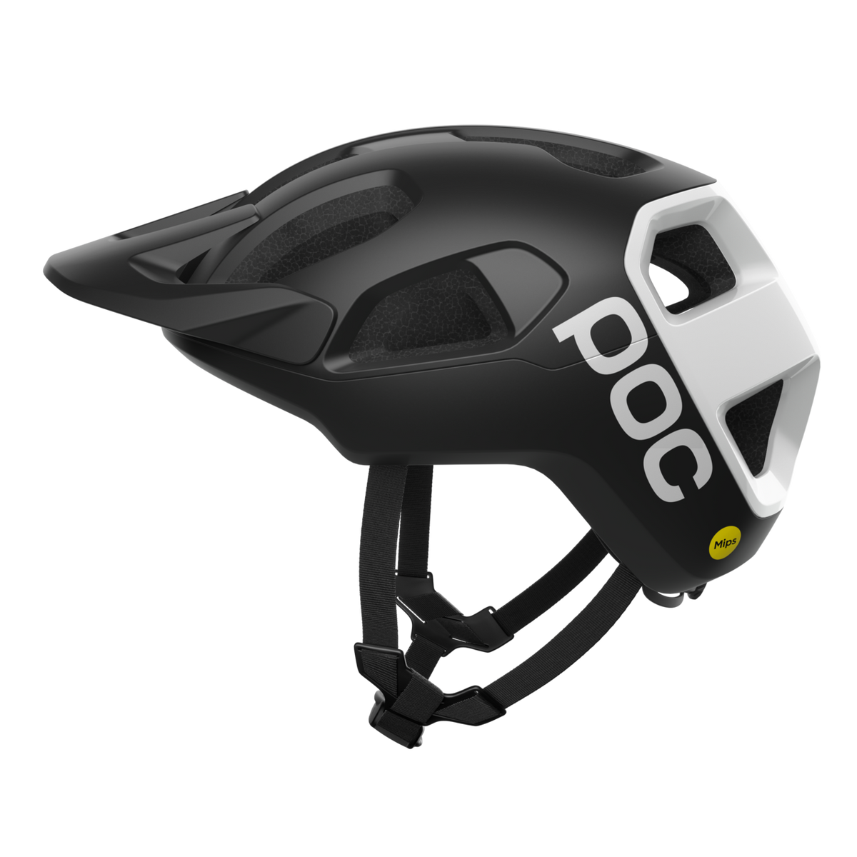 POC Cularis MTB helmet Uranium Black Matt/Hydrogen White w. Logo / L
