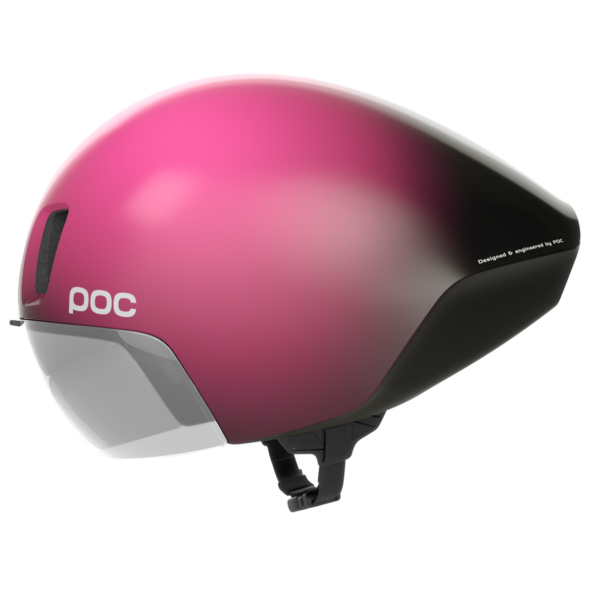 POC Procen Road Cycling Helmet Fluorescent Pink/Uranium Black / M