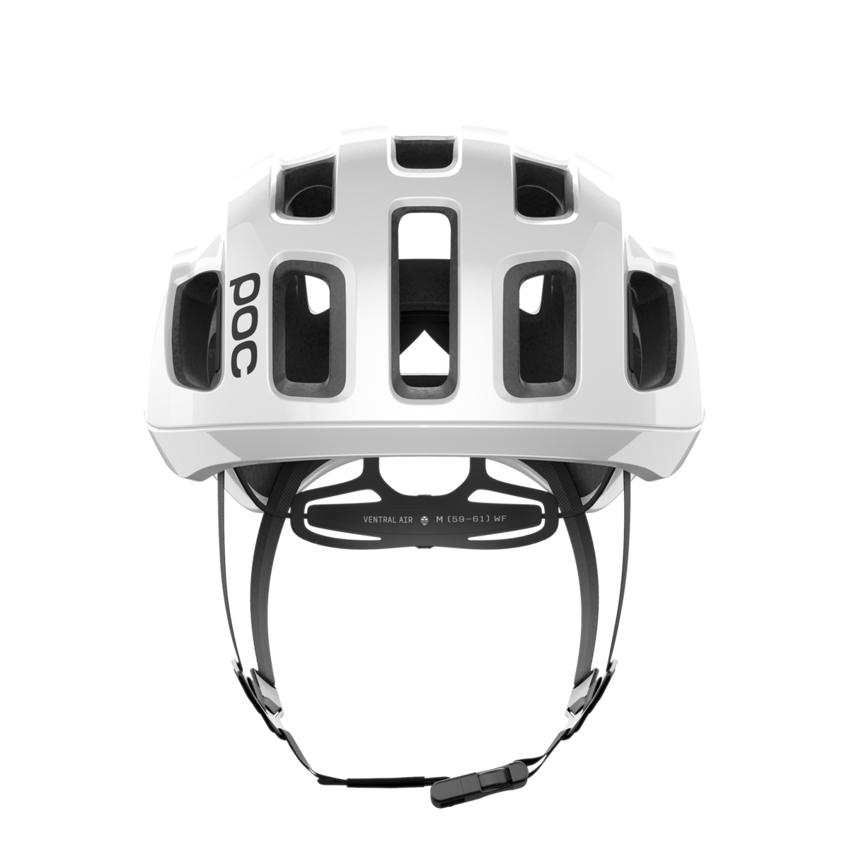 POC Ventral Air MIPS Wide Fit Cycling Helmet Hydrogen White/Uranium Black Matt w. Logo / M