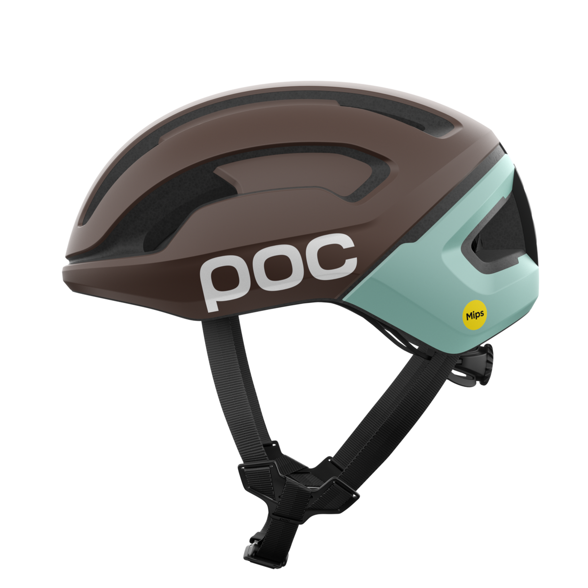 POC Omne Air MIPS Wide Fit Cycling Helmet Bronzite Brown Matt/Lazurite Blue Matt / M