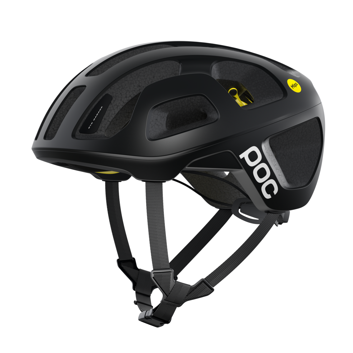 POC Octal MIPS Cycling Helmet Uranium Black Matt / L