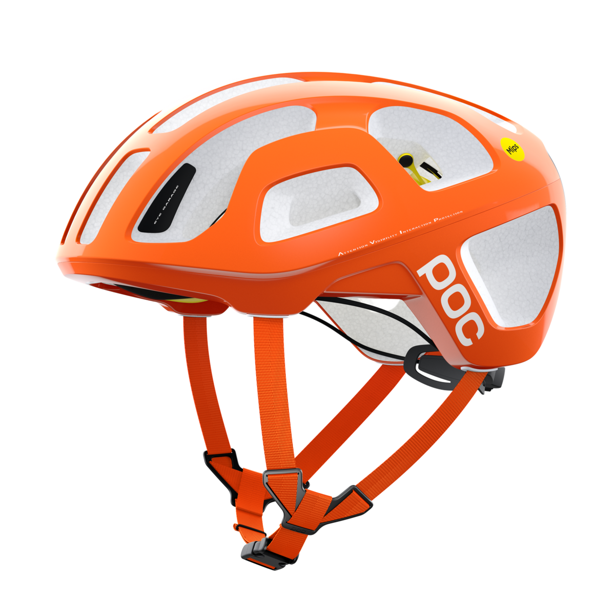 POC Octal MIPS Cycling Helmet Fluorescent Orange AVIP / L