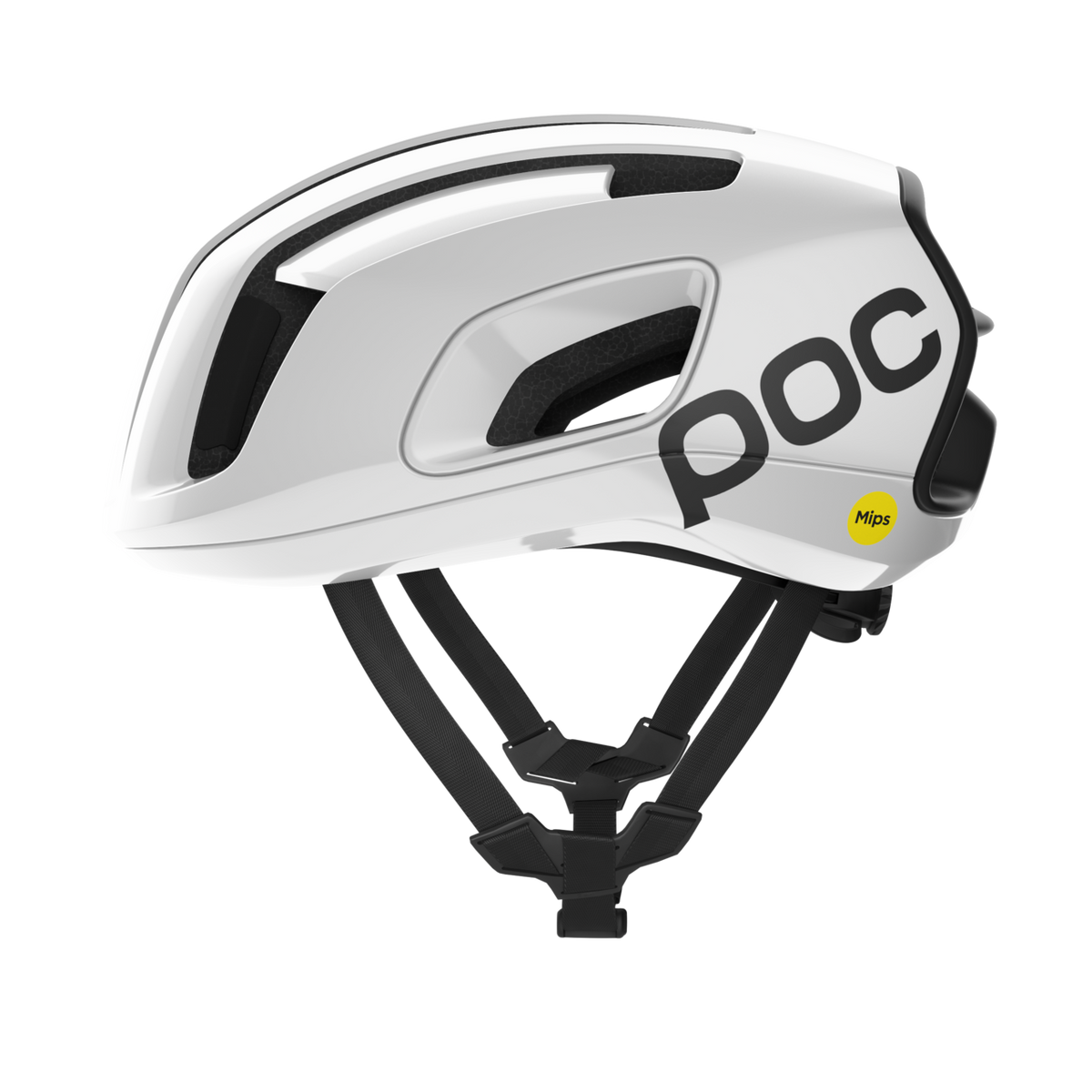 POC Cytal Road Cycling Helmet Hydrogen White/Uranium Black Matt w. Logo / L