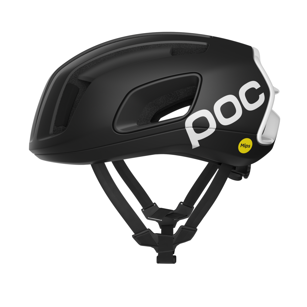 POC Cytal Road Cycling Helmet Uranium Black Matt/Hydrogen White w. Logo / L