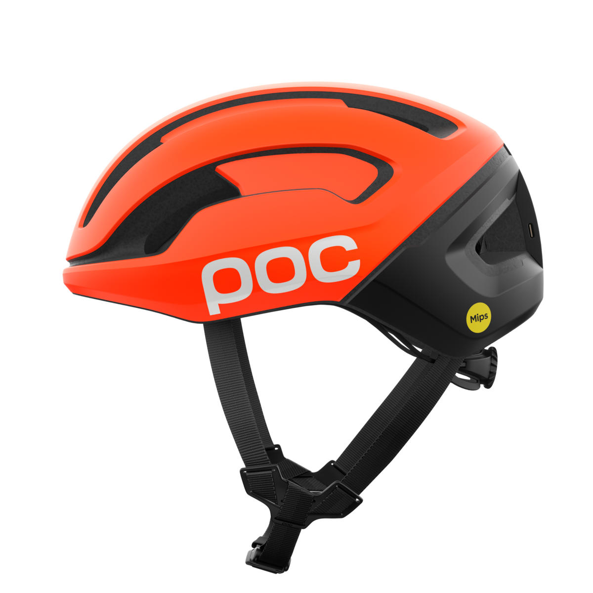 POC Omne Beacon MIPS Commute Bike Helmet Fluorescent Orange Matt/Uranium Black Matt / L
