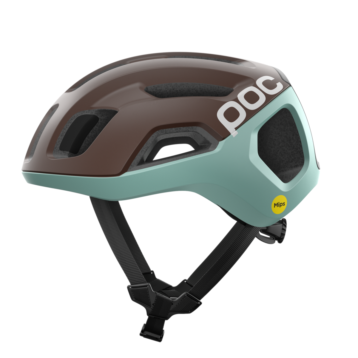 POC Ventral Air MIPS Cycling Helmet Bronzite Brown Matt/Lazurite Blue Matt / L
