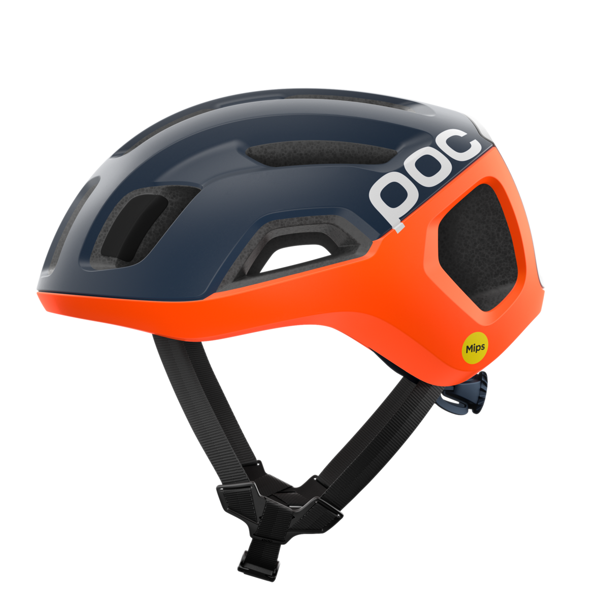 POC Ventral Air MIPS Cycling Helmet Apatite Navy Matt/Fluo.Orange Matt/Hydrogen White Matt / L