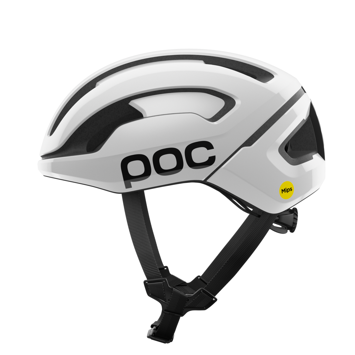 POC Omne Air MIPS Cycling Helmet Hydrogen White/Uranium Black Matt w. Logo / L