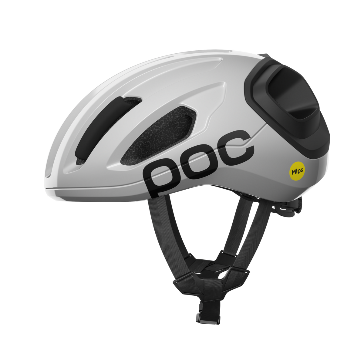 POC Amidal Cycling Helmet Hydrogen White/Uranium Black Matt / L