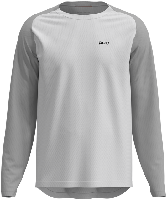 POC Men's Motion Air Long Sleeve MTB Jersey Hydrogen White / XXL