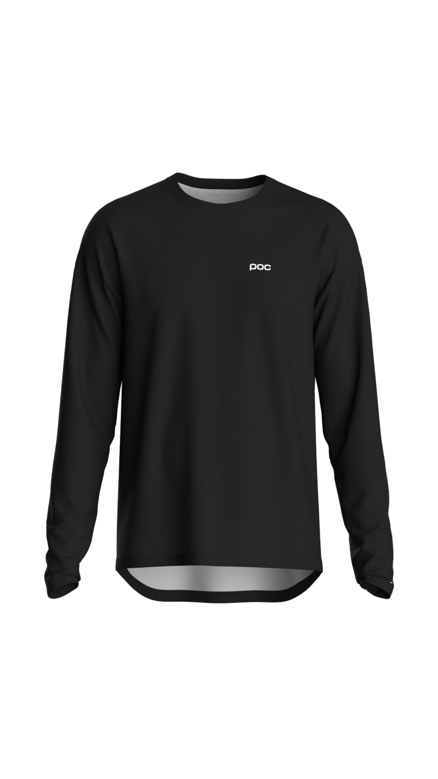 POC Men's Motion Air Long Sleeve MTB Jersey Uranium Black / XXL