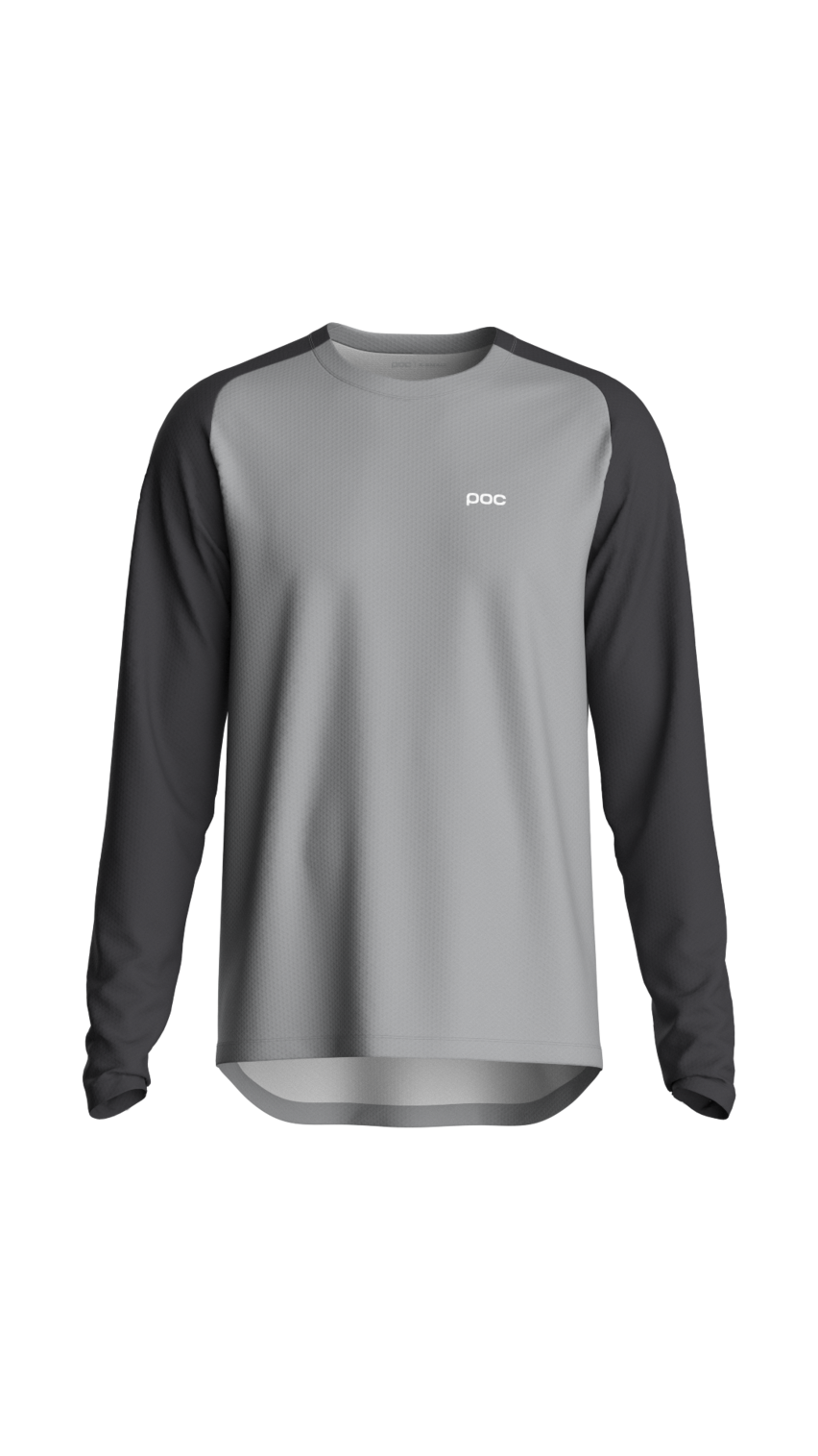 POC Men's Motion Air Long Sleeve MTB Jersey Granite Grey / XXL