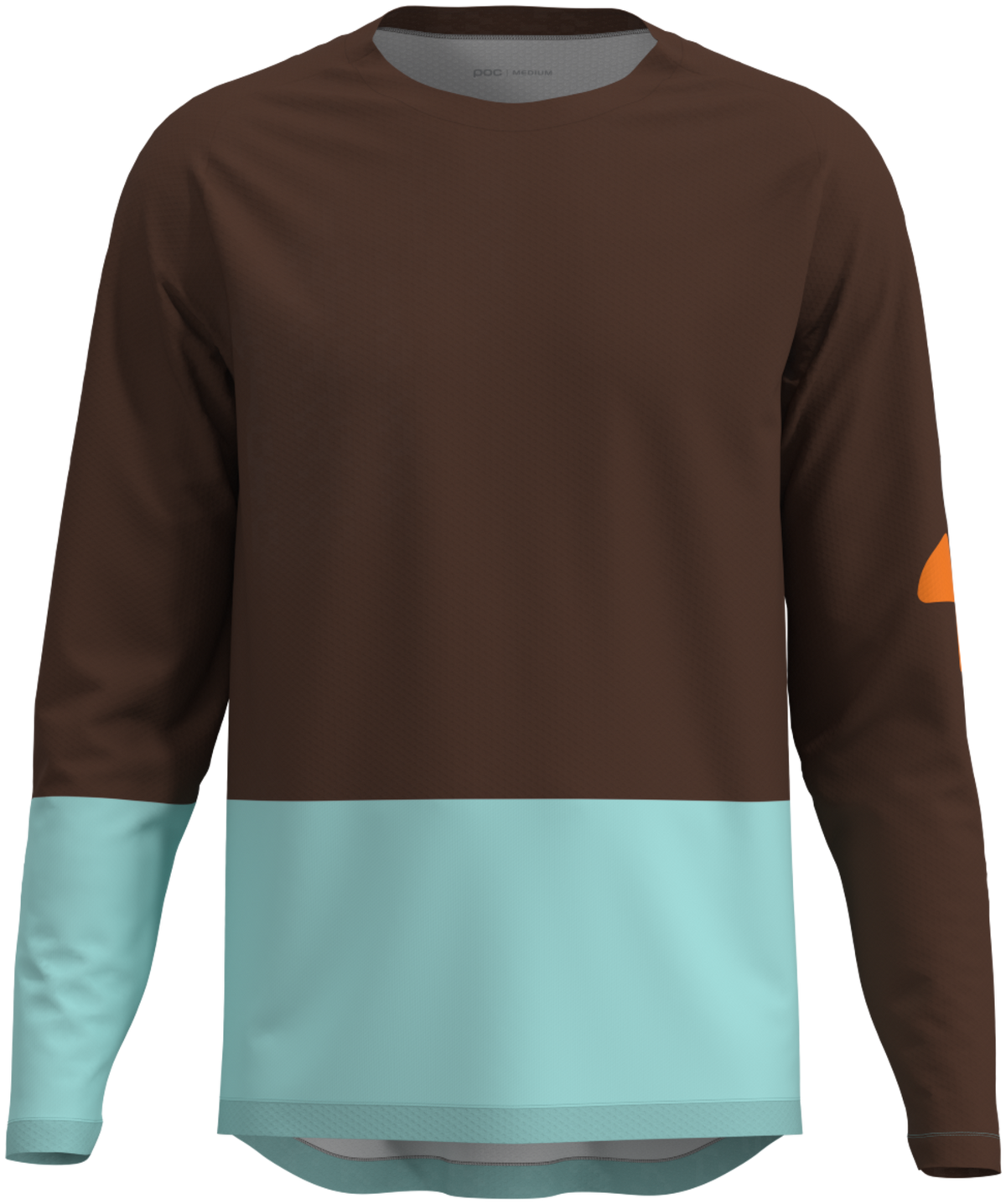 POC Men's Motion Air Long Sleeve MTB Jersey Bronzite Brown/Lazurite Blue / XXL