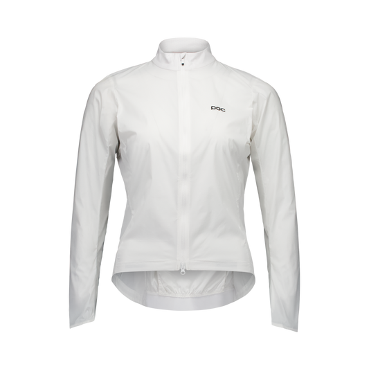 POC Women's Essential Splash Cycling Jacket Hydrogen White / XL