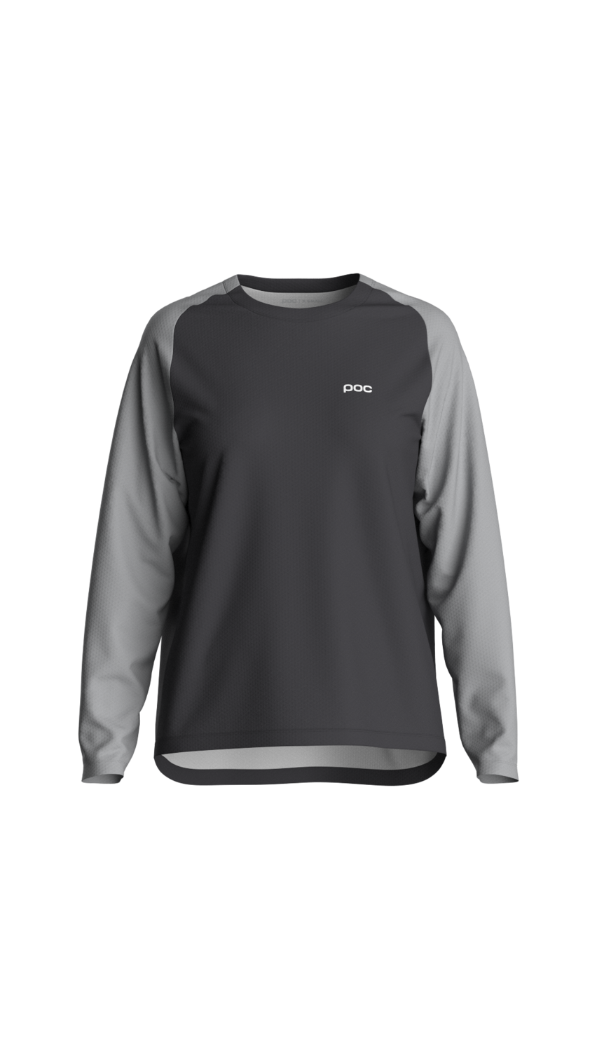POC Women's Motion Air Long Sleeve MTB Jersey Granite Grey / XL