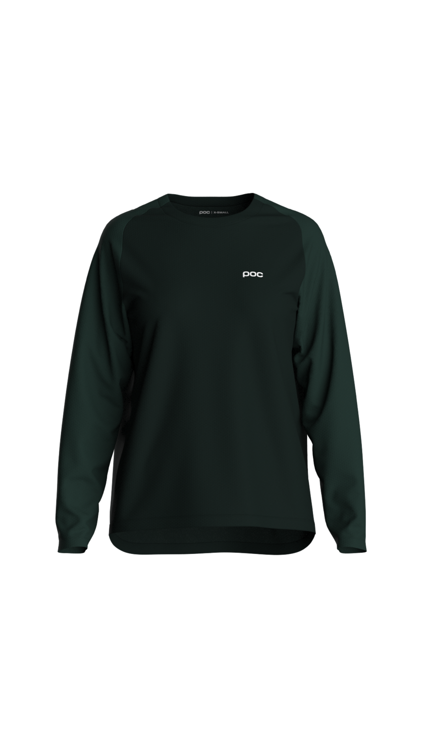 POC Women's Motion Air Long Sleeve MTB Jersey Pargasite Green / XL