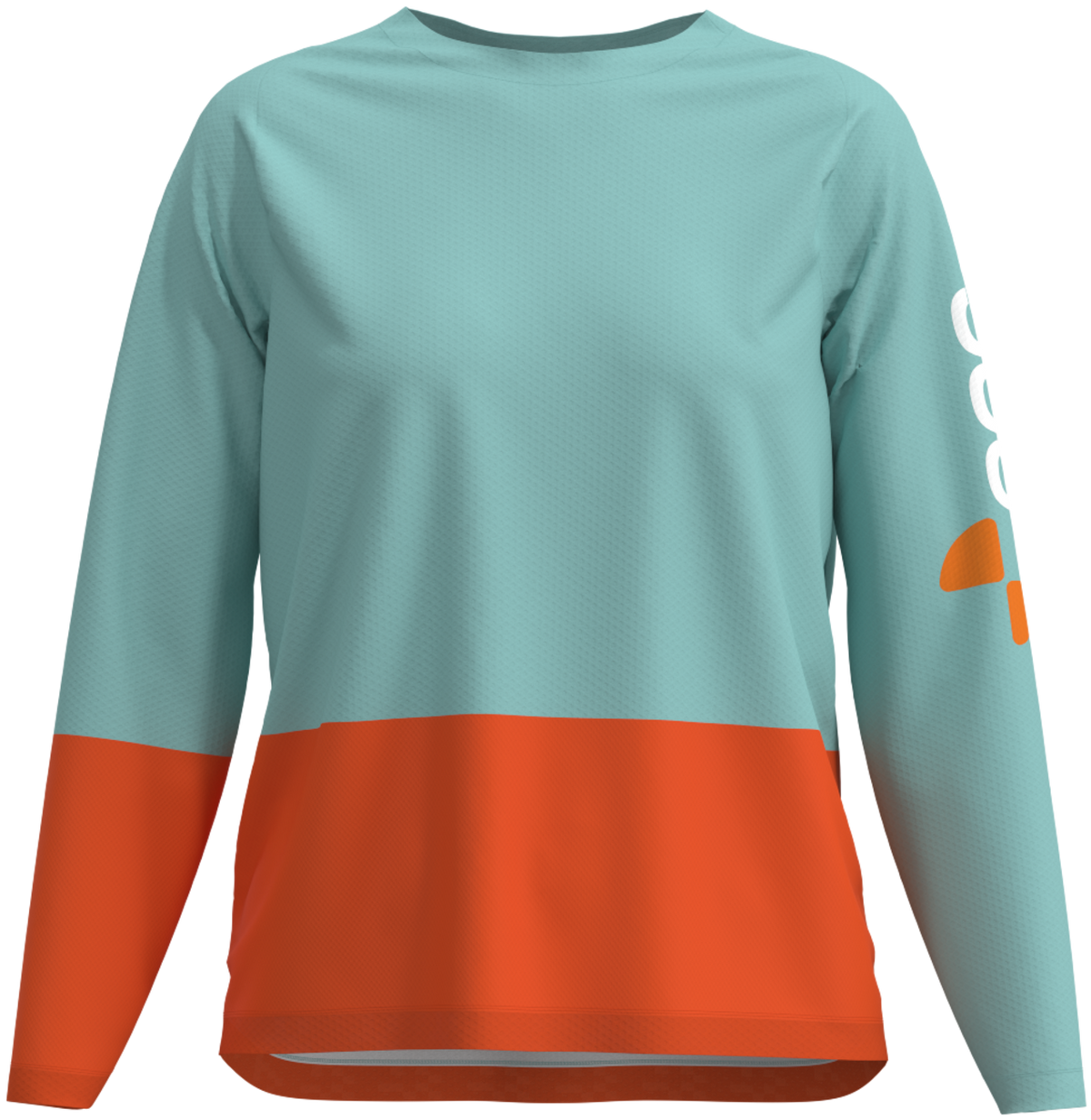 POC Women's Motion Air Long Sleeve MTB Jersey Lazurite Blue/Carnelian Orange / XL
