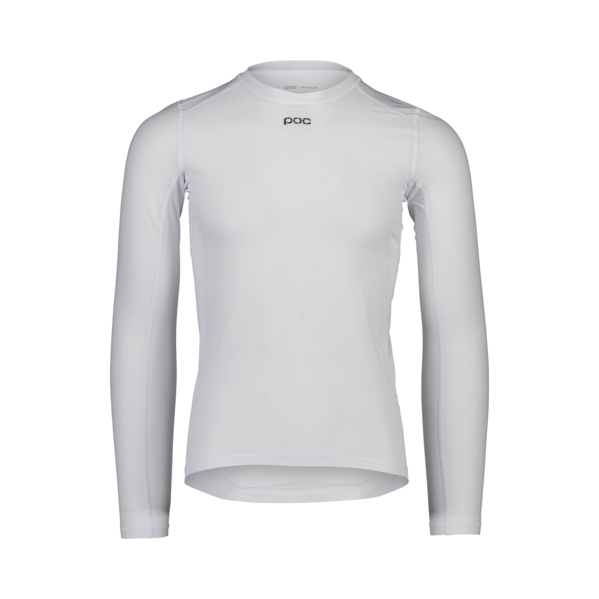 POC Men's Essential Layer Long Sleeve Cycling Jersey Hydrogen White / XXL