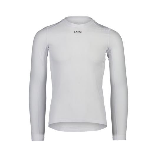 POC Men's Essential Layer Long Sleeve Cycling Jersey Hydrogen White / XXL