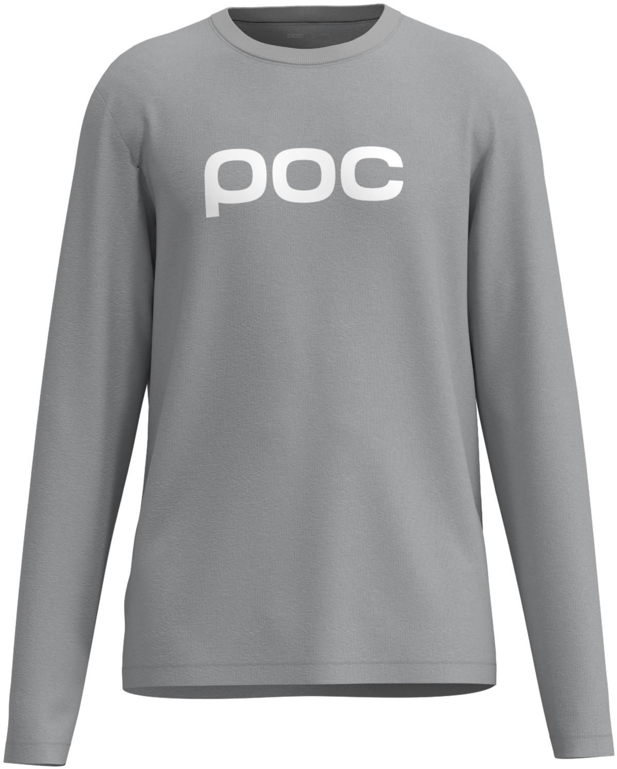POC Men's POC Long Sleeve Tee Grey Melange / XXL