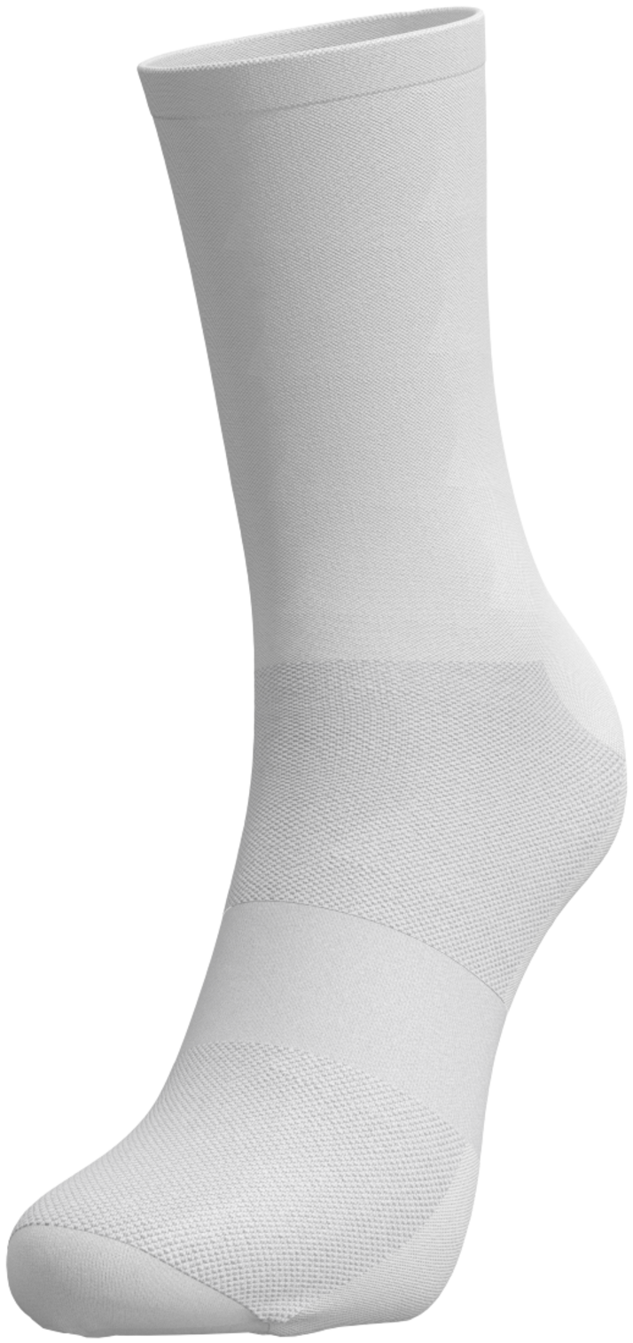 POC Cadence Long Road Cycling Socks Hydrogen White / XL