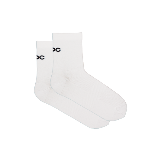 POC Cadence Short Road Cycling Socks Hydrogen White / XL
