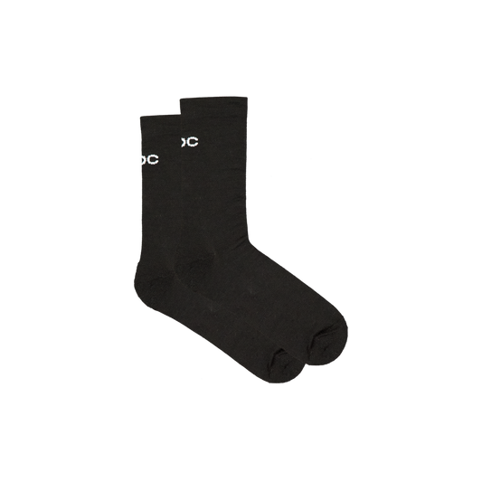 POC Cadence Thermal Long Road Cycling Socks Uranium Black / XL