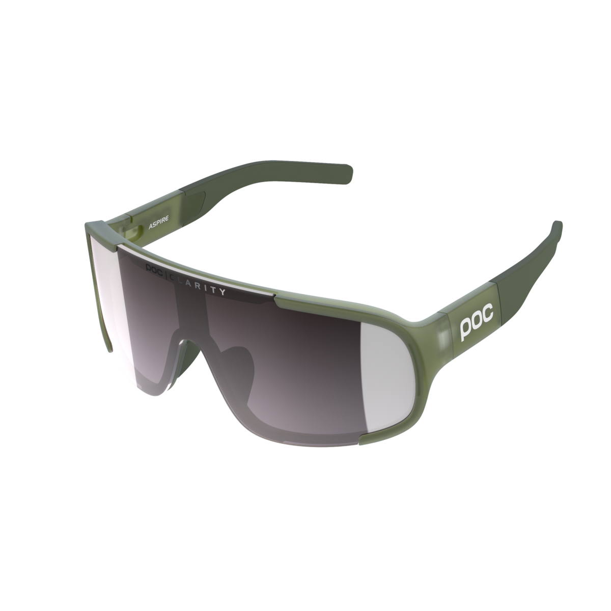 POC Aspire Wide Fit Bike Sunglasses Epidote Green Translucent / VSI