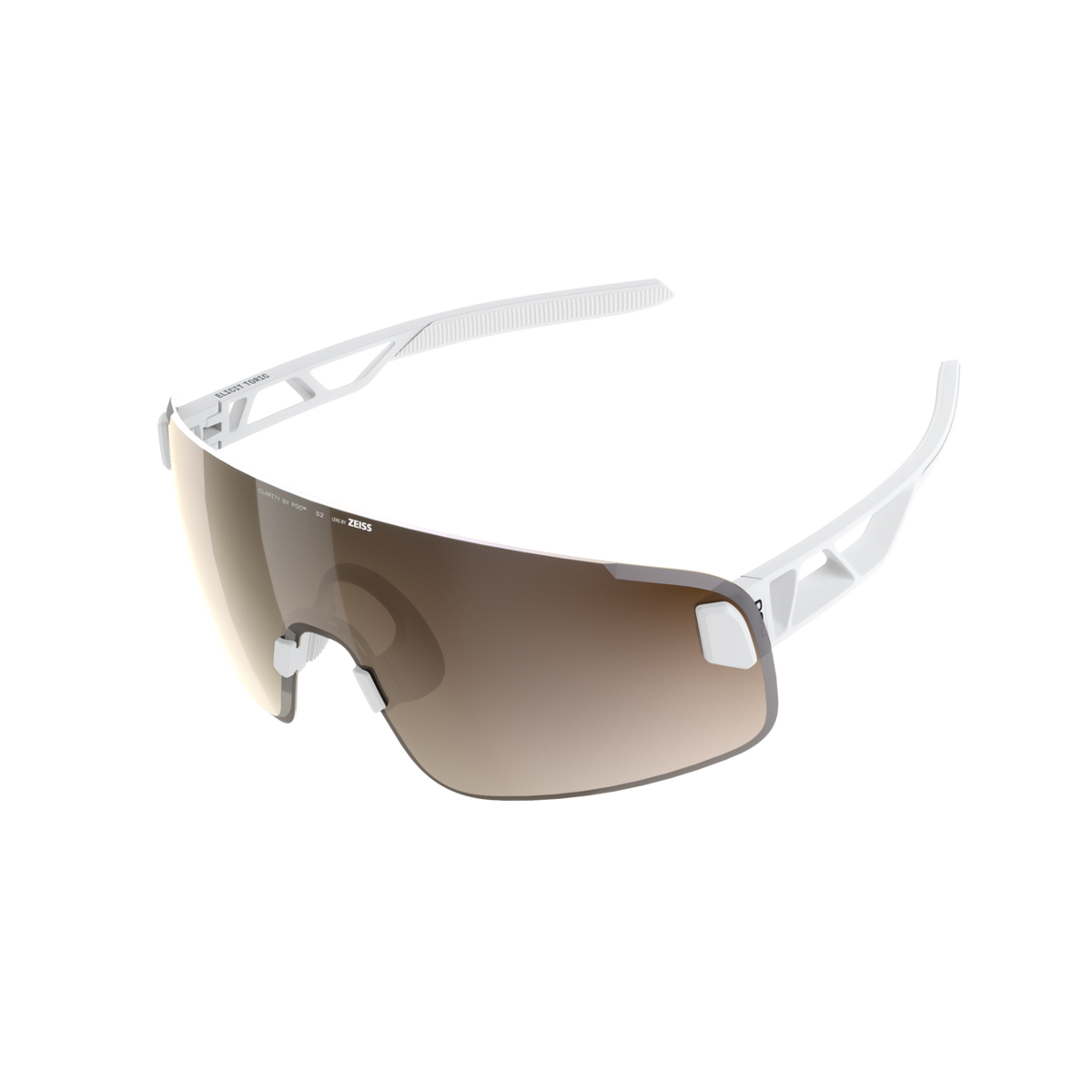POC Elicit Toric Bike Sunglasses + Extra Lens Hydrogen White/Clarity Trail /Partly Sunny Silver / One Size