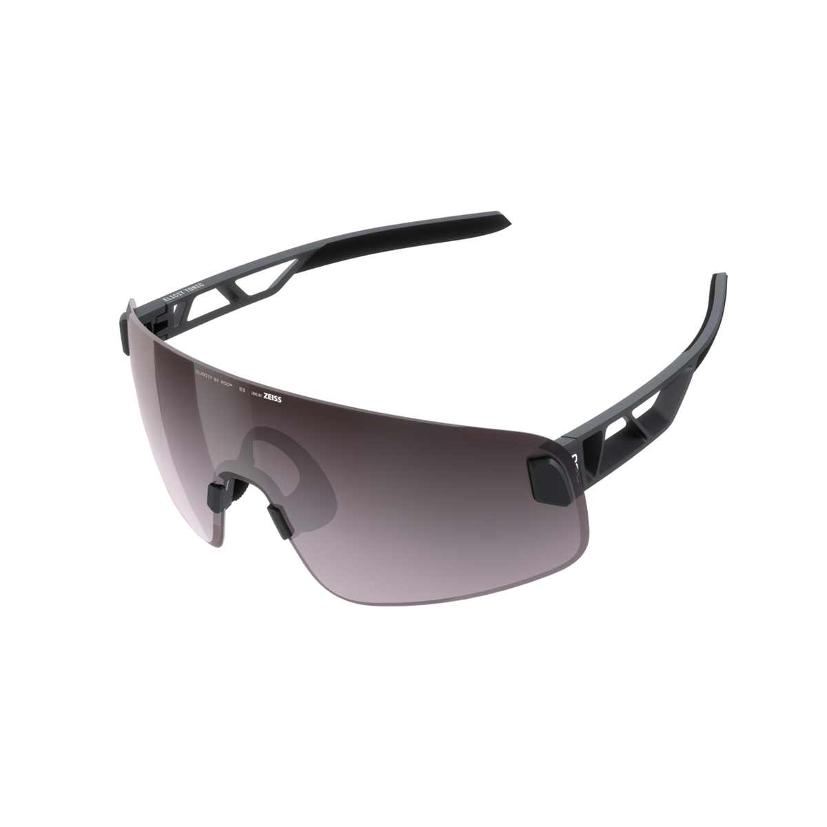 POC Elicit Toric Bike Sunglasses + Extra Lens Uranium Black/Clarity Road/Sunny Silver / One Size