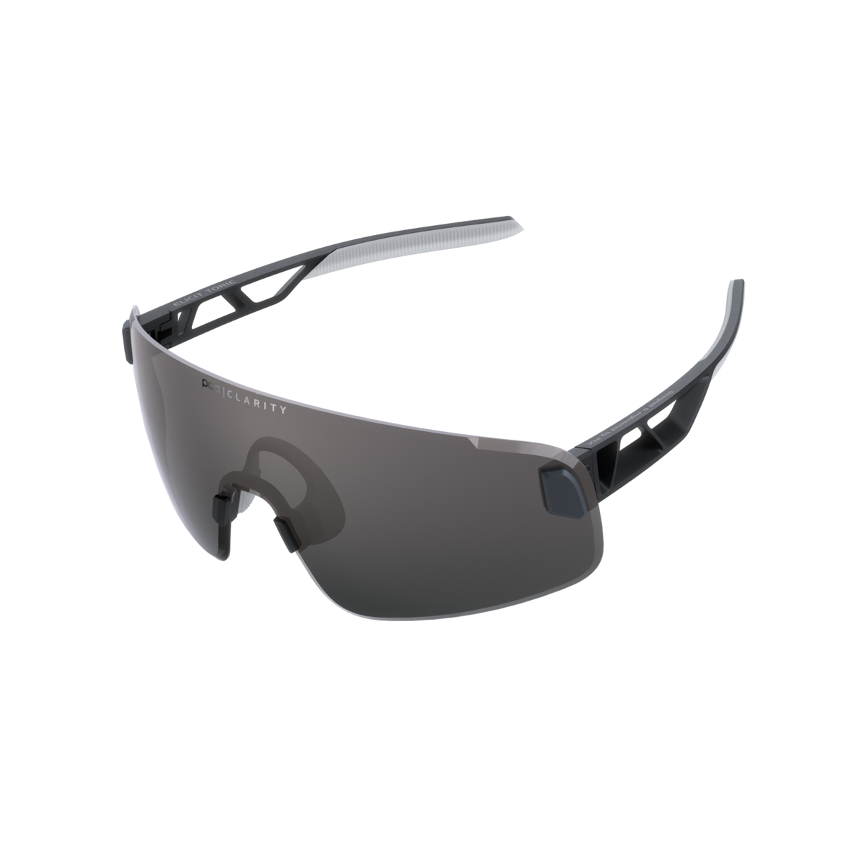 POC Elicit Toric Bike Sunglasses + Extra Lens Uranium Black/Clarity Universal/Partly Sunny Grey / One Size
