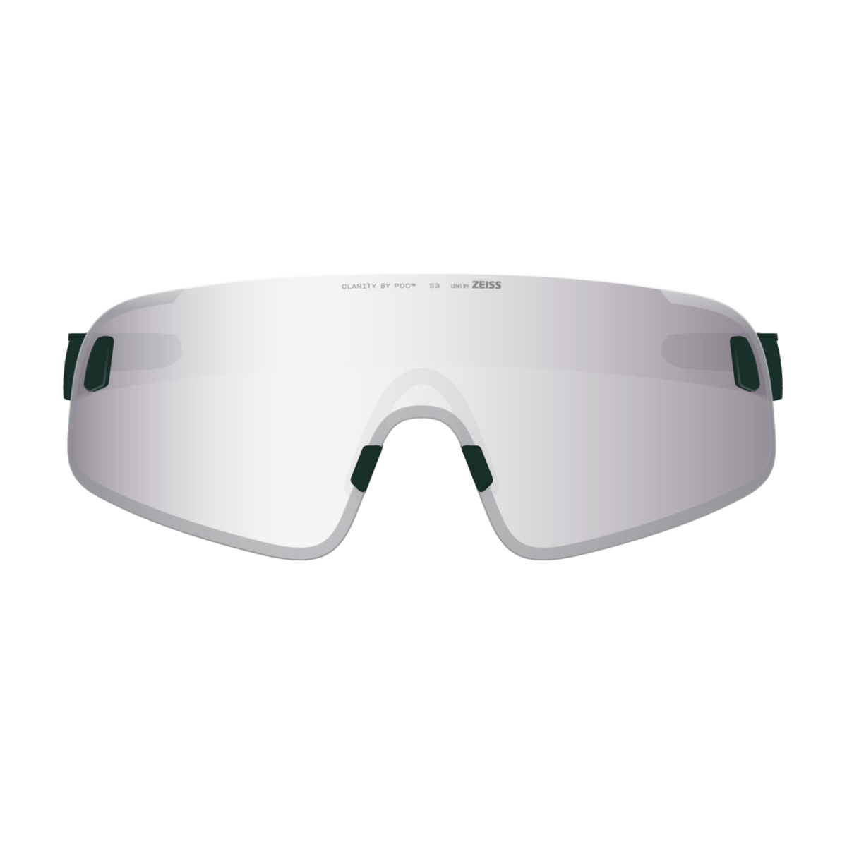 POC Elicit Toric Bike Sunglasses + Extra Lens Pargasite Green/Clarity Road/Sunny Silver / One Size