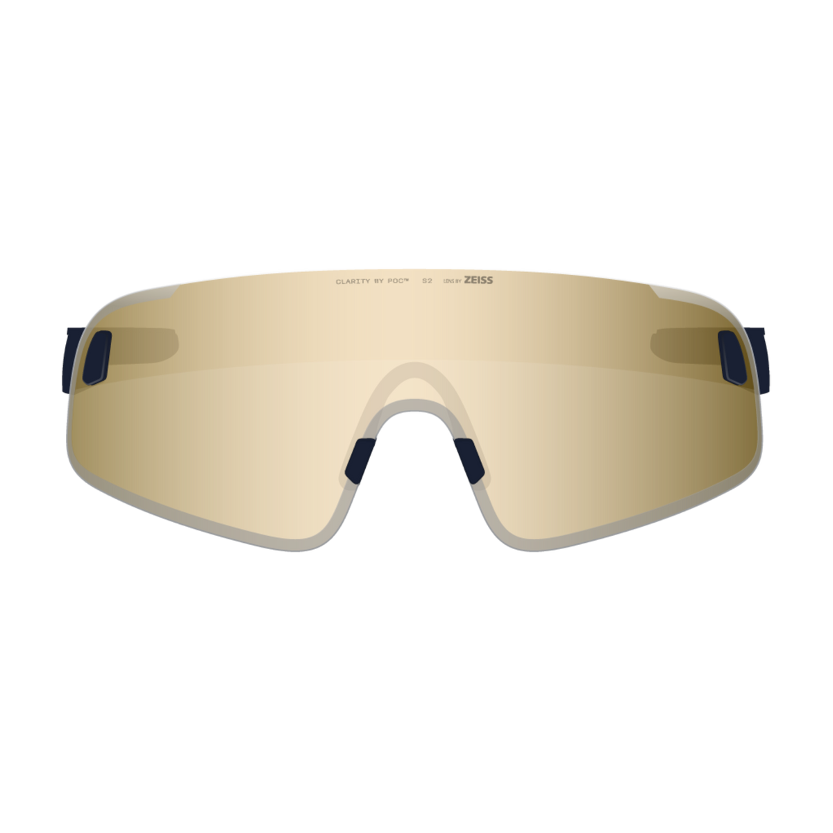 POC Elicit Toric Bike Sunglasses + Extra Lens Apatite Navy/Clarity Road/Partly Sunny Gold / One Size