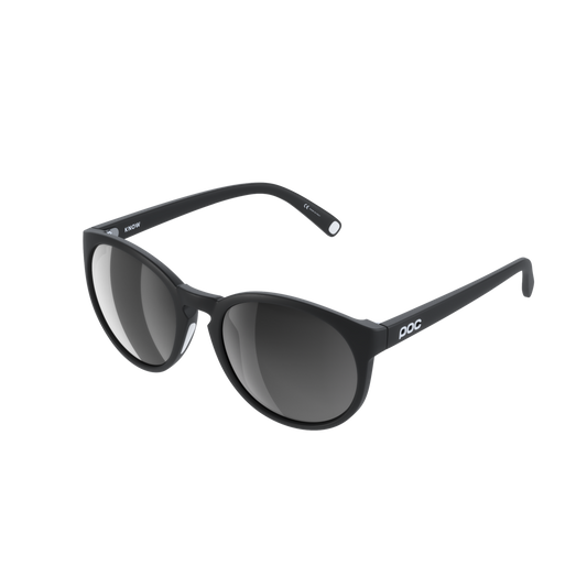 POC Know Bike Sunglasses Uranium Black/Hydrogen White/Clarity Universal/Sunny Grey / One Size
