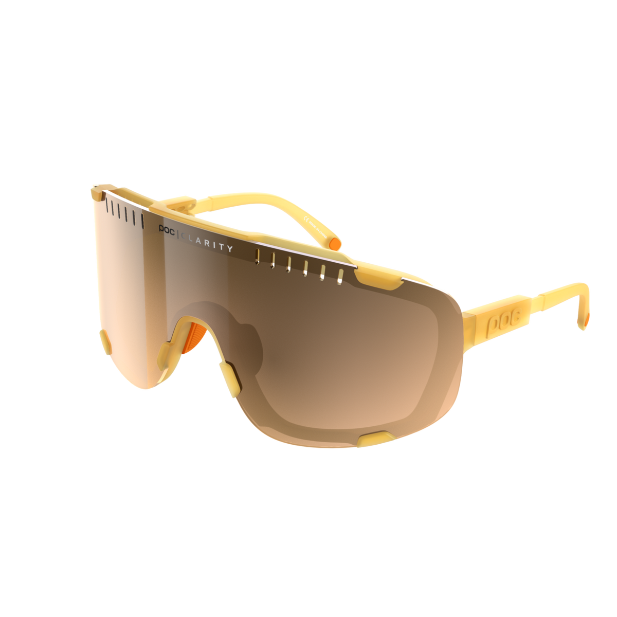 POC Devour Wide Fit Bike Sunglasses Cerussite Kashima Translucent / BSM