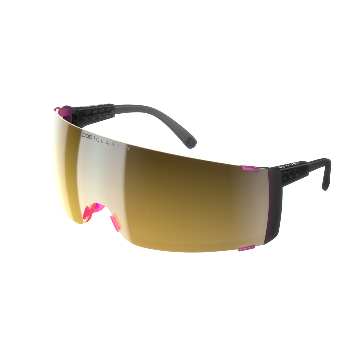 POC Propel Bike Sunglasses + Extra Lens Fluorescent Pink/Uranium Black Translucent / VGM