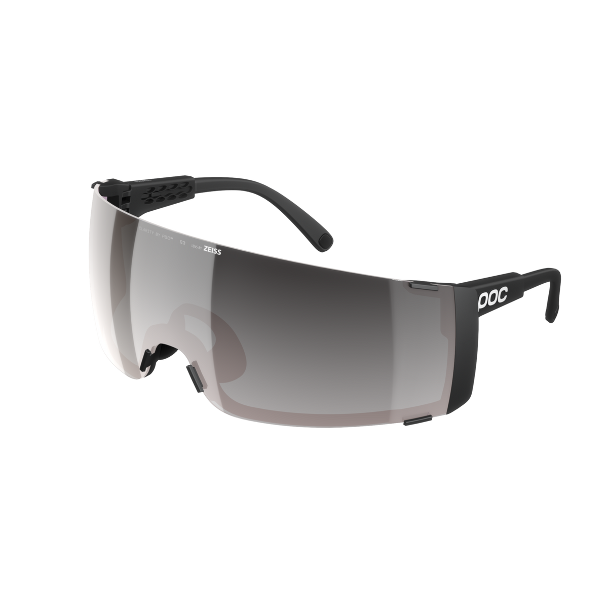 POC Propel Bike Sunglasses + Extra Lens Uranium Black/Clarity Road/Sunny Silver / One Size