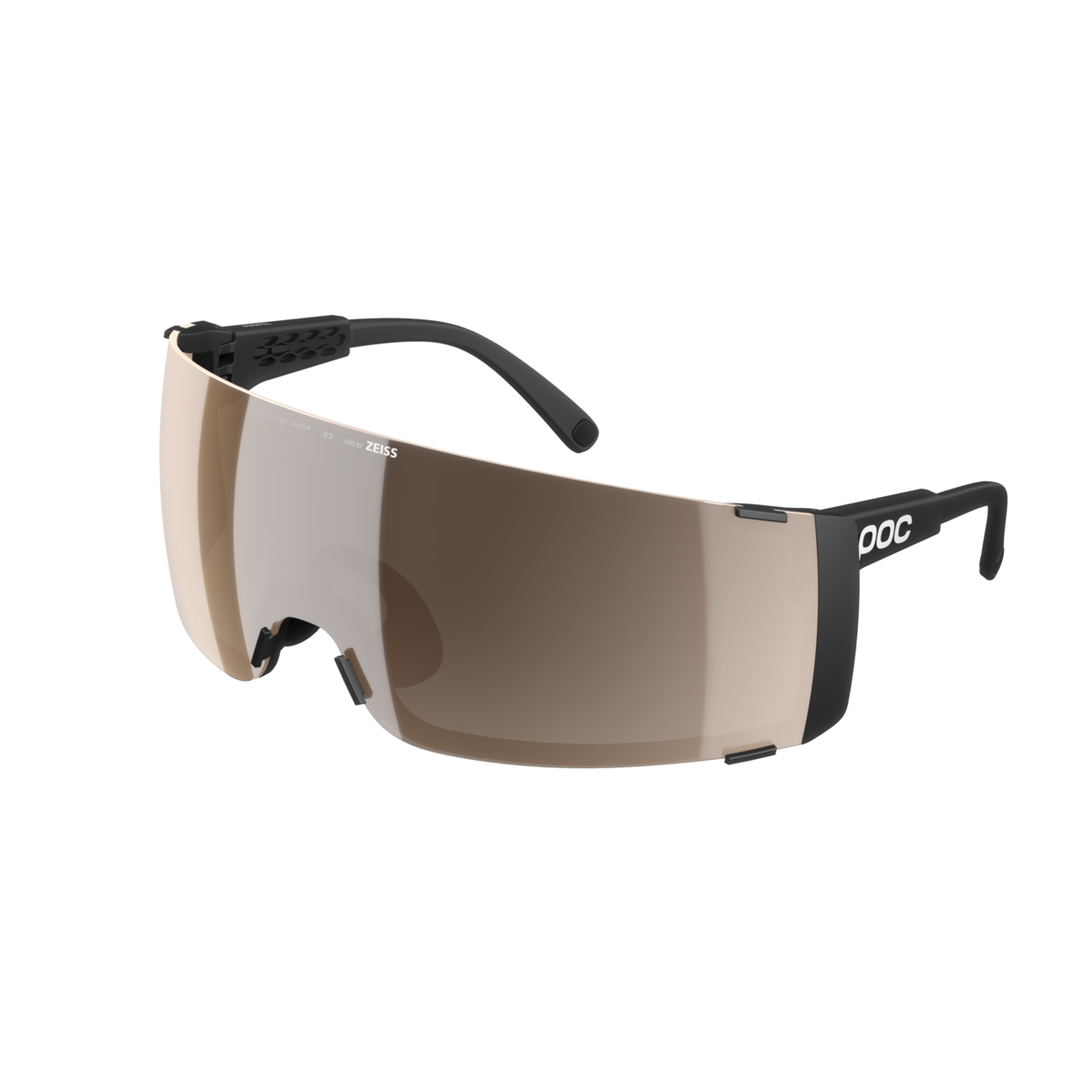 POC Propel Bike Sunglasses Uranium Black/Clarity Trail/Partly Sunny Silver / One Size