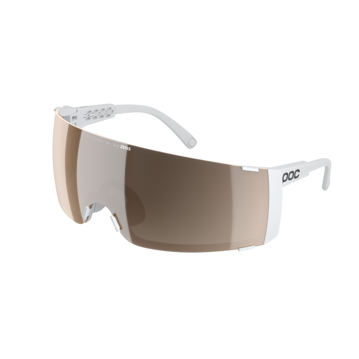 POC Propel Bike Sunglasses Hydrogen White/Clarity Trail /Partly Sunny Silver / One Size