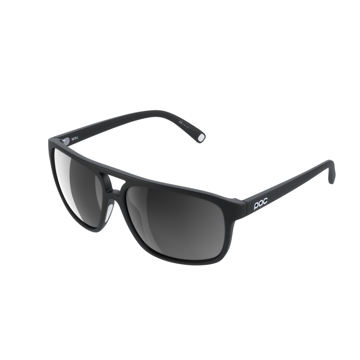 POC Will Bike Sunglasses Uranium Black/Hydrogen White/Clarity Universal/Sunny Grey / One Size