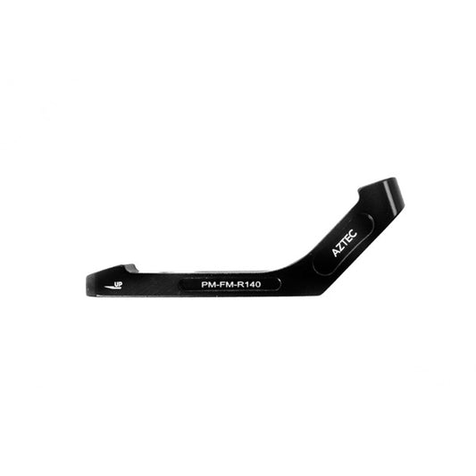 Aztec Adapter for post type calliper to flatmount frame, 140 mm rotor