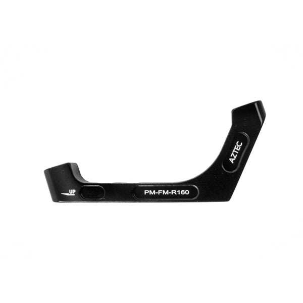 Aztec Adapter for post type calliper to flatmount frame, 160 mm rotor
