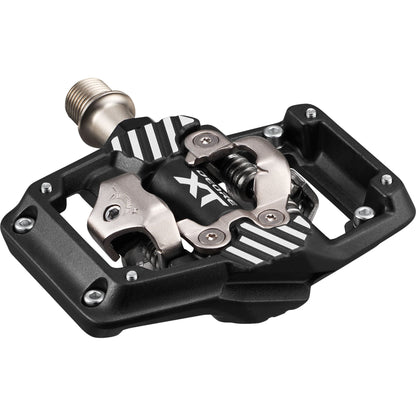 Shimano PD-M8220 Deore XT SPD trail wide platform pedals, with CL-MT001