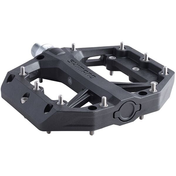 Shimano PD-GR400 flat pedals, resin with pins, black
