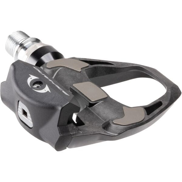 Shimano Dura-Ace PD-R9100 Dura-Ace SPD SL Road pedals, 4 mm longer axle, carbon, black